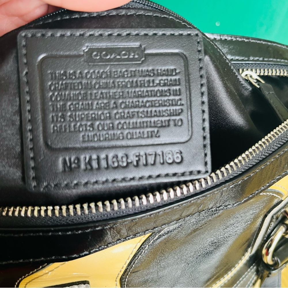 Coach Patent Leather Purse - Picture 10 of 16